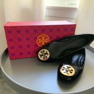 Tory Burch Quinn Ballet Patent Leather Flats 🥿